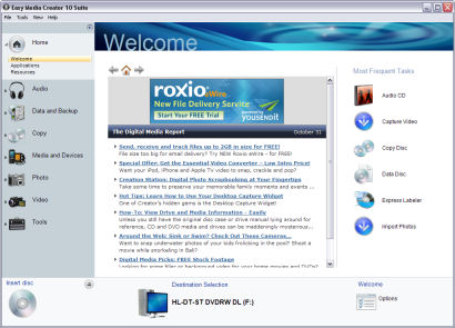 Buy Roxio Easy Media Creator Suite 10